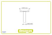 1/12 DZUS QUICK RELEASE FASTENER TYPE 1 - 3D- DECALCAS- DCL-PAR097