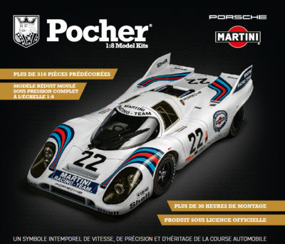 1/8 Maquette en kit PORSCHE 917K MARTINI- POCHER - POC-HK122  précommande