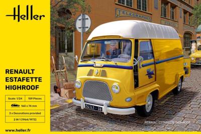 1/24 Maquette RENAULT ESTAFETTE "high roof"- HELLER 80740