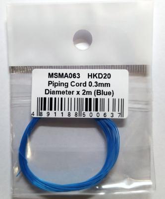 PIPING CORD 0.3MM X 2M BLUE - MSMA063