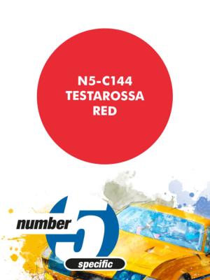 PEINTURE POUR AEROGRAPHE ROUGE TESTAROSSA -30 ML - NUMBER FIVE- N5-C144