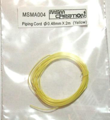 PIPING CORD 0.5MM X 2M YELLOW - MSMA004