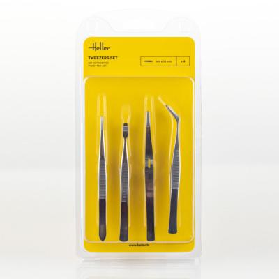 SET 4 PINCETTES -  HELLER 99023