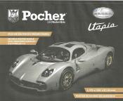 1/8 Maquette en kit PAGANI UTOPIA COUPE Rinascimento Lucido - POCHER - POC-HK120 PRECOMMANDE