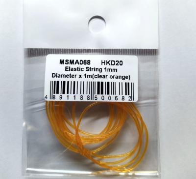 ELASTIC STRING 1.0MM X 2M CLEAR ORANGE- MSMA068