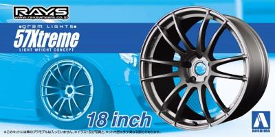 1/24 - 4 Roues Gram lights 57xtrem -18 pouces - AOSHIMA - AOS05301