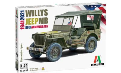1/24 Maquette WILLYS JEEP MB - ITALERI - ITA3635 -