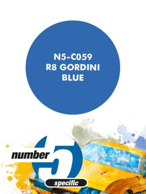 PEINTURE POUR AEROGRAPHE R8 GORDINI BLUE -30 ML - NUMBER FIVE- N5-C059