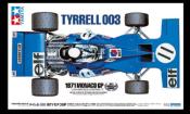 1/12 Maquette TYRRELL 003 MONACO 1971 réédition with P/E - Tamiya - TAM12054