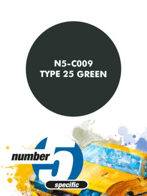 PEINTURE POUR AEROGRAPHE VERT LOTUS - NUMBER FIVE- N5-C009