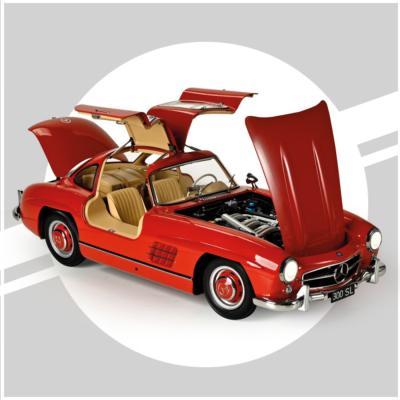 1/8 maquette à construire MERCEDES 300SL - IXO-300SL ROUGE - 