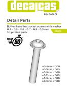 RIVETS 0.4mm-0.5mm -0,6mm- 0,7mm 0,8mm, 0,9mm - DECALCAS- DCL-PAR074