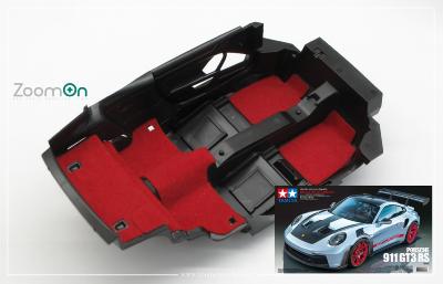 ZC016R - 1/24 SET TAPIS ROUGE PORSCHE 911 GT3 RS  - ZoomOn- 