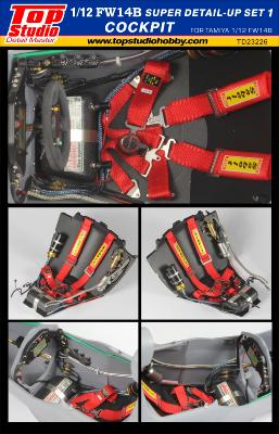 TD23226 - 1/12 FW14 SUPER DETAIL-UP SET 1 COCKPIT