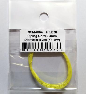 PIPING CORD 0.3MM X 2M YELLOW - MSMA064