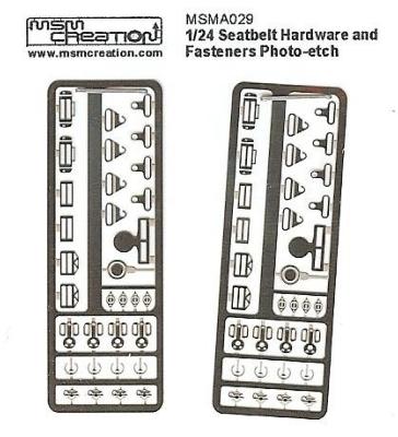 1/24 SEATBELT HARDWARE P/E - MSMA029