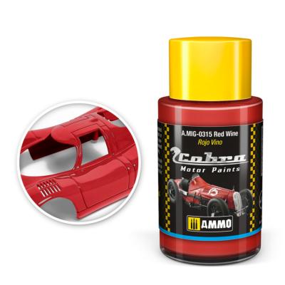 Peinture Cobra Motor bordeaux ( red wine)   - 30ml - Ammo- Mig-0315