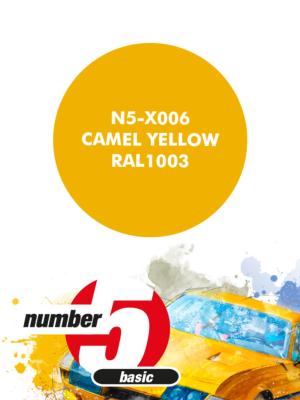 PEINTURE POUR AEROGRAPHE JAUNE CAMEL - NUMBER FIVE- N5-X006