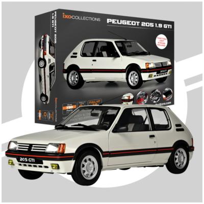 1/8 maquette à construire PEUGEOT 205 GTI BLANCHE -IXO- IXO - PEUFKW