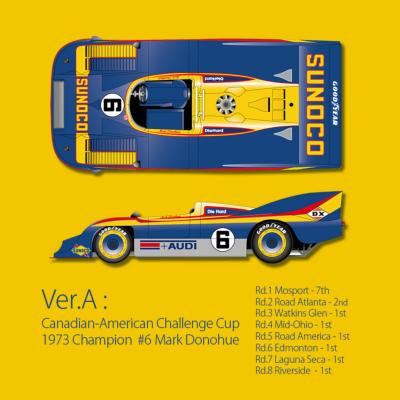 1/43 Maquette PORSCHE 917/30 CAN AM 1973 #6- model factory hiro K799