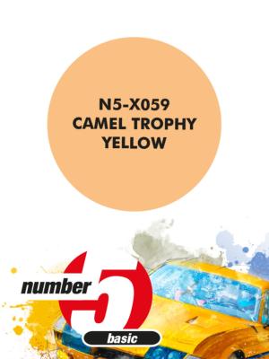 PEINTURE POUR AEROGRAPHE JAUNE CAM.L TROPHY- NUMBER FIVE- N5-X059