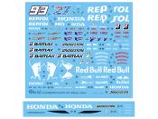 DECAL 1/12 - HONDA RC213V TEST 2014/2015 M.MARQUEZ - BLUE STUFF - BS12-010