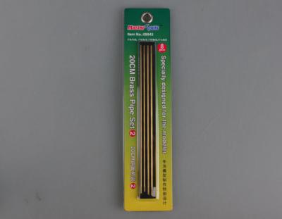 Micro tubes laiton 2x 0.7, 0.8, 0.9, 1.0mm x 20cm - master tool 09943