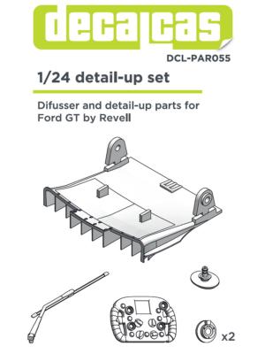 1/24 DETAIL UP SET FORD GT LE MANS 2017 - DECALCAS - DCL-PAR055