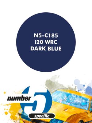 PEINTURE POUR AEROGRAPHE BLEU HUNDAY I20 WRC -30 ML - NUMBER FIVE- N5-C185