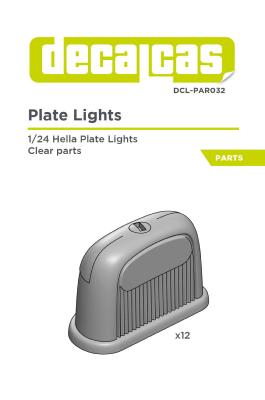 1/24 HELLA PLATE LIGHTS- DECALCAS - DCL-PAR032