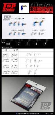 TD23186 - 1/20 RESIN HOSE JOINTS MIXED SET B