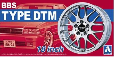 1/24 - 4 Roues BBS type DTM 18 pouces - AOSHIMA - AOS05242