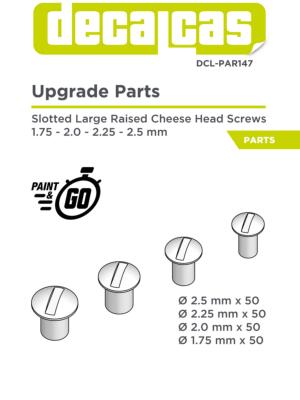 1/24 TETE DE VIS  PLATE   - 3D- DECALCAS- DCL-PAR147