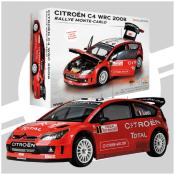 1/8 maquette à construire CITROEN C4 WRC MONTE CARLO 2008 -IXO- IXO - CC4FK