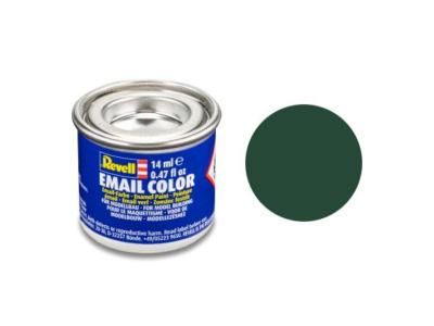 PEINTURE REVELL COLOR EMAIL 14ML VERT FONCE MAT RAF- REV32168