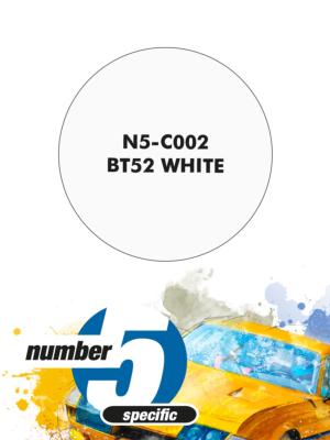 PEINTURE POUR AEROGRAPHE BLANC BT52 BRABHAM- NUMBER FIVE- N5-C002