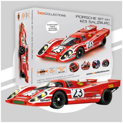 1/8 maquette à construire PORSCHE 917 #23 ROUGE -IXO-PORSCHE 917#23 