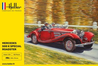 1/24 Maquette MERCEDES 500K SPECIAL ROADSTER - HELLER80710