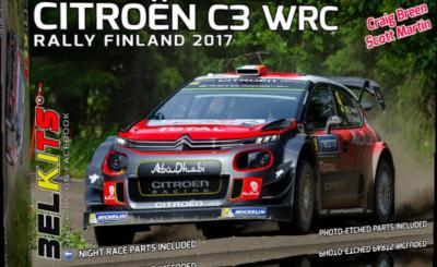 1/24 Maquette - CITROEN C3 FINLAND 2017 C.BREEN- BELKIT- BEL018