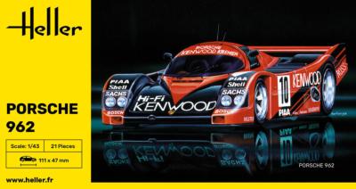 1/43 Maquette -Porsche 962 kenwood - HELLER - HEL80109