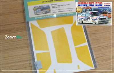 ZD094 - 1/24 MASQUE PEINTURE VITRAGE  BMW M3 E3- ZoomOn- 