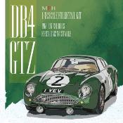 1/12 maquette en kit - Aston Martin DB4 GTZ  Le Mans 1961 - model factory hiro K854 Précommande