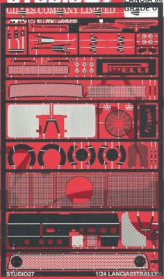 1/24 LANCIA 037 P/E UPGRADE PARTS - STUDIO27 - FP24253