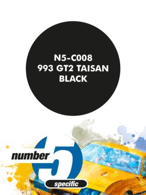 PEINTURE POUR AEROGRAPHE NOIR PORSCHE 993 TAISAN - NUMBER FIVE- N5-C008