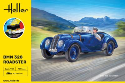 1/24 Maquette STARTER KIT BMW 328 Roadster- HELLER 56701