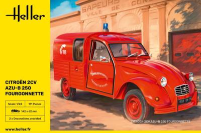 1/24 Maquette CITROEN 2CV FOURGONETTE AK250- HELLER 82701 - PRECOMMANDE