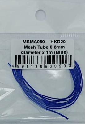 MESH TUBE 0.6MM X 1M BLUE - MSMA050