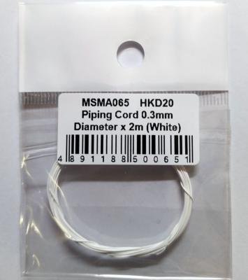 PIPING CORD 0.3MM X 2M WHITE - MSMA065