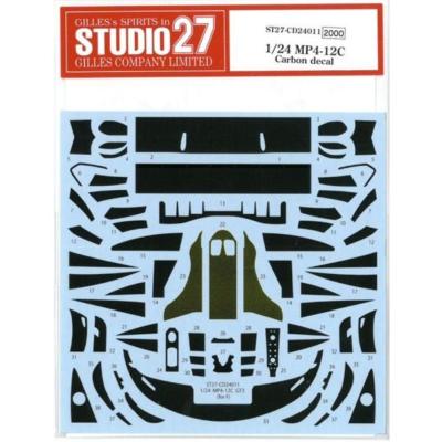 1/24 MC LAREN MP4-12C CARBON DECAL - STUDIO27 - CD24011