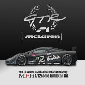 1/12 maquette en kit - Mc LAREN F1 GTR LE MANS 95- model factory hiro K756 - PRECOMMANDE